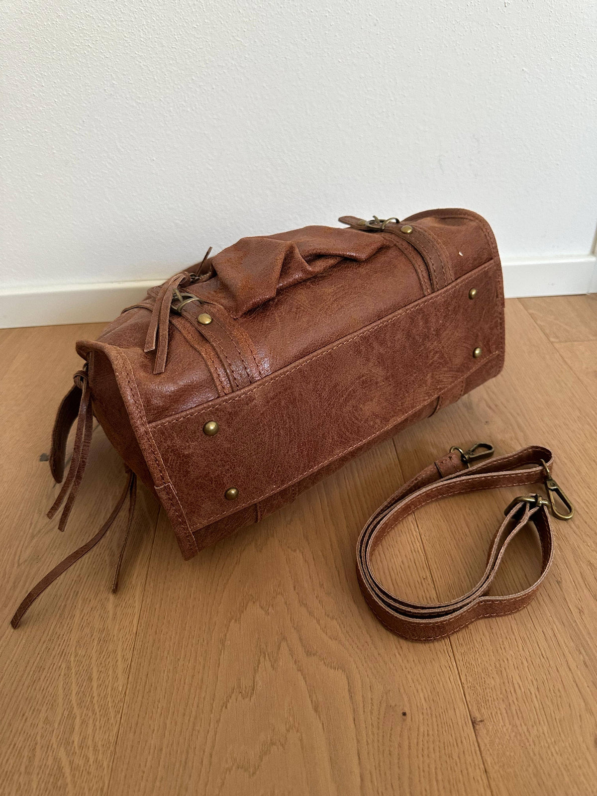 Bolsa média em couro legítimo CITY BAG: Preto