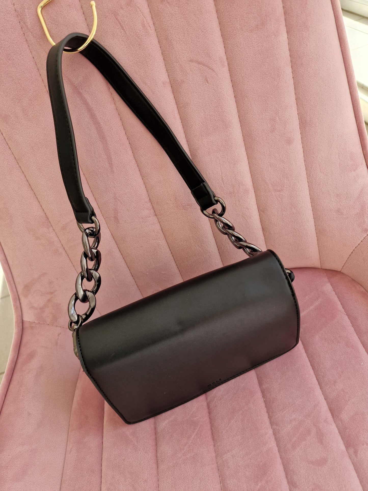 AURORE BLACK SHOULDER BAG