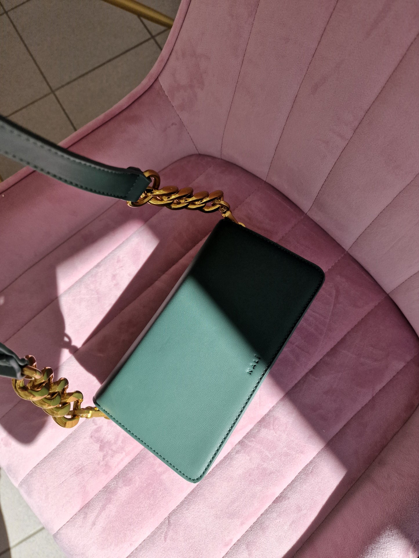 AURORE GREEN SHOULDER BAG