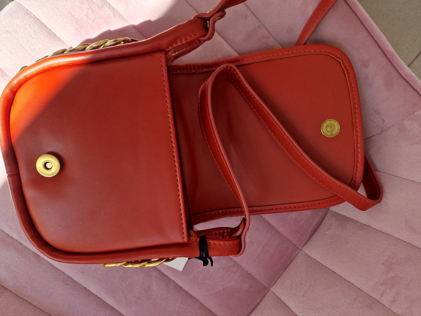 KIM TERRACOTTA SHOULDER BAG