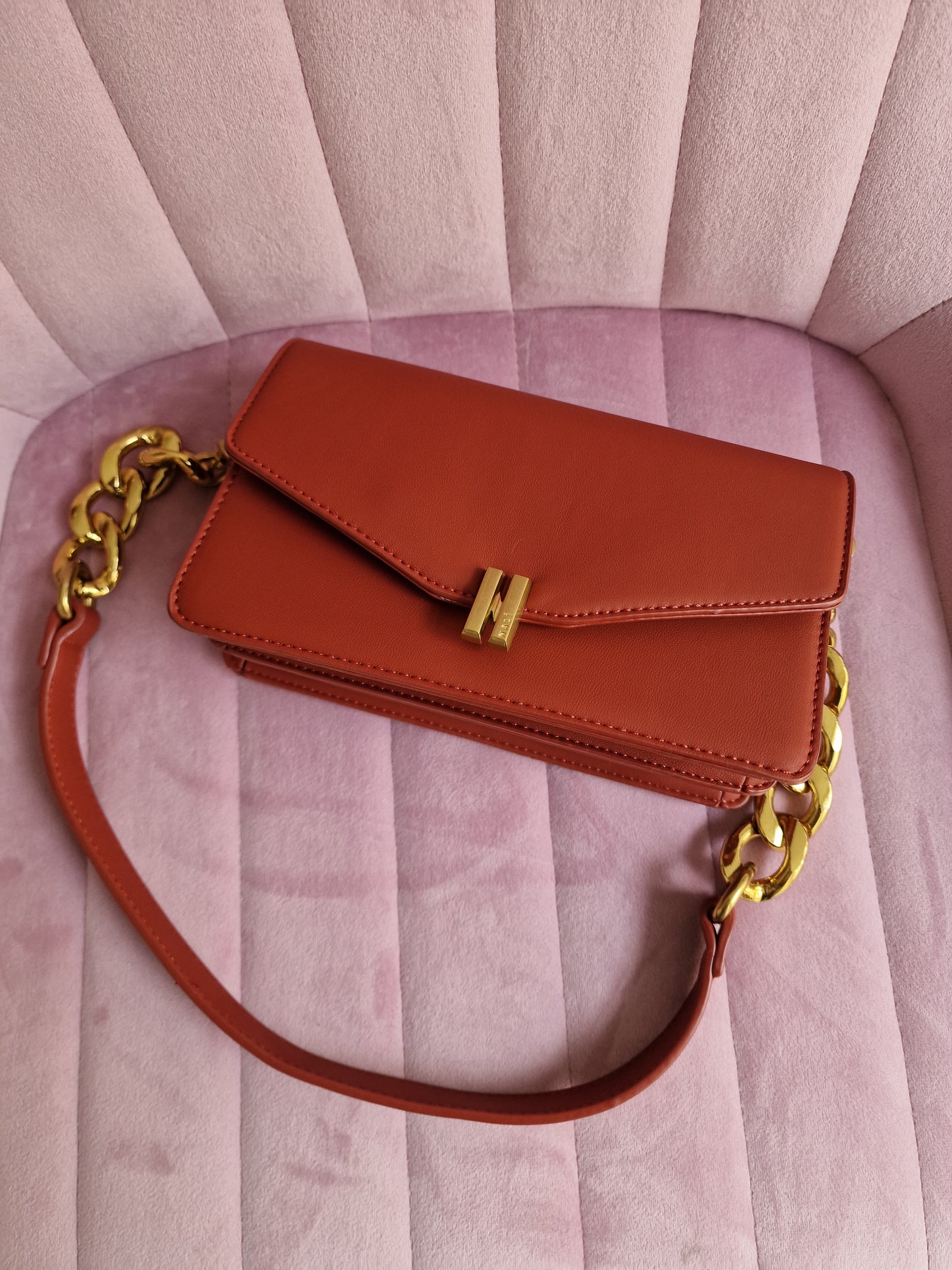 AURORE TERRACOTTA SHOULDER BAG