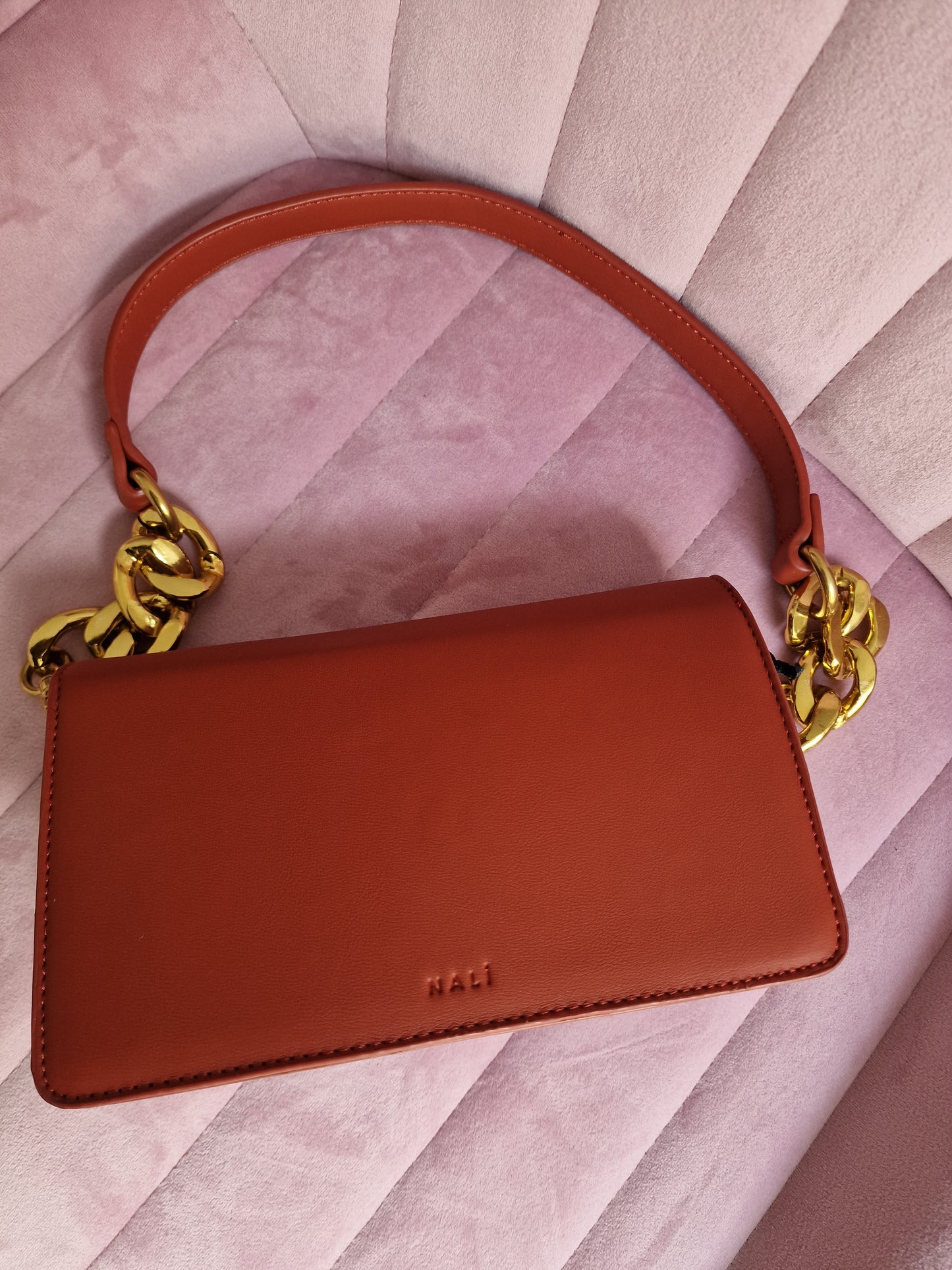 AURORE TERRACOTTA SHOULDER BAG