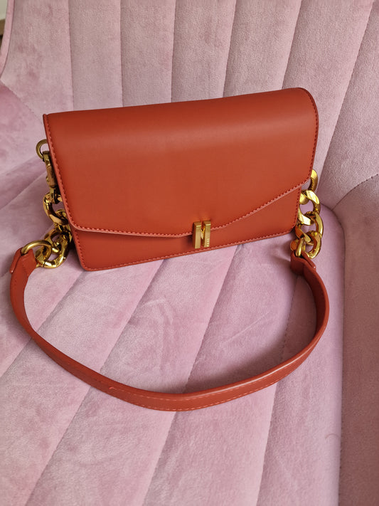 AURORE TERRACOTTA SHOULDER BAG