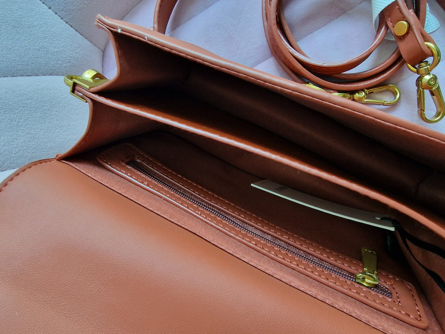 AURORE TERRACOTTA SHOULDER BAG