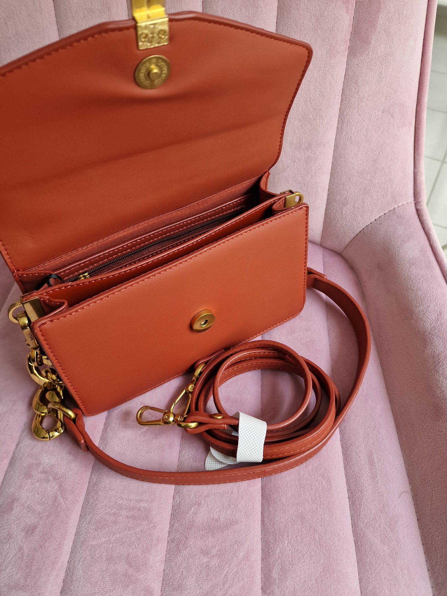 AURORE TERRACOTTA SHOULDER BAG