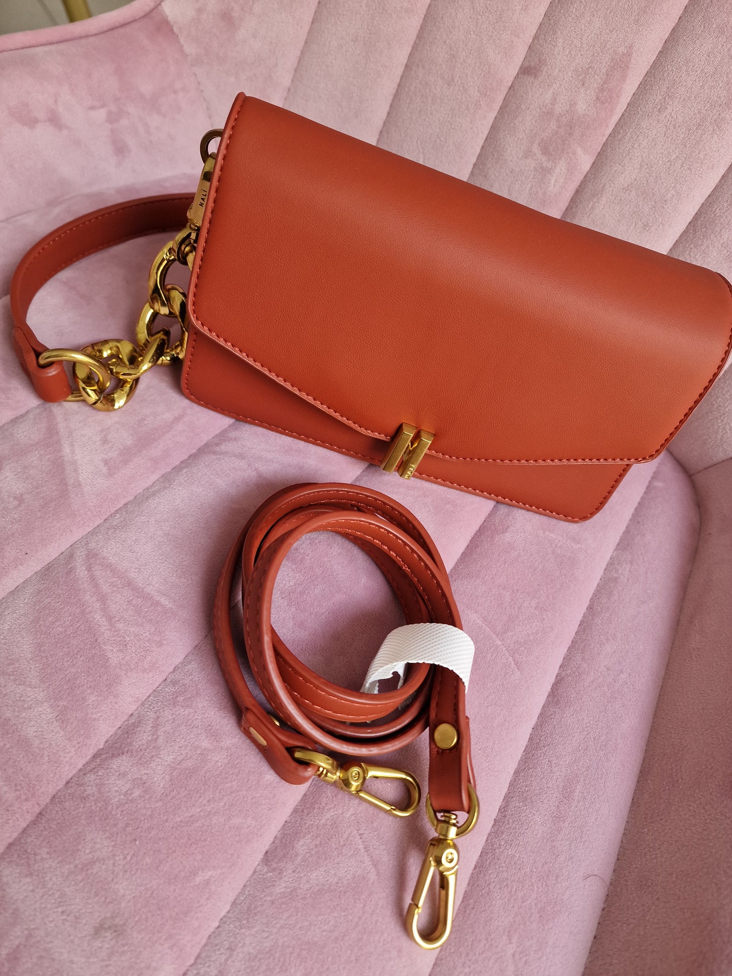 AURORE TERRACOTTA SHOULDER BAG