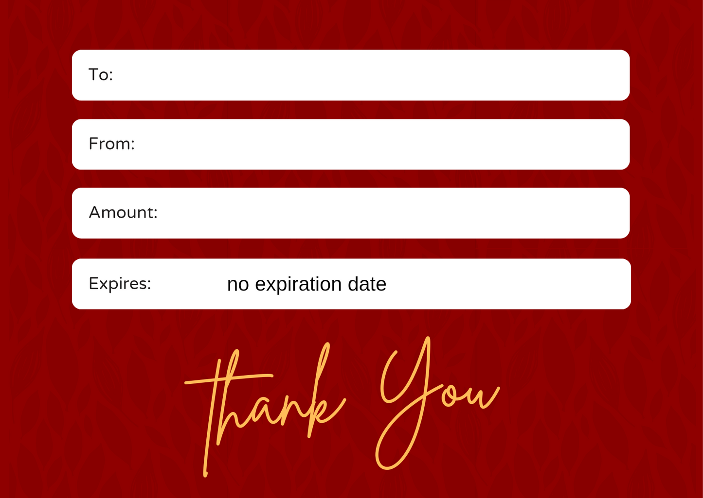 GIFT CARD ALEXANDRA.B