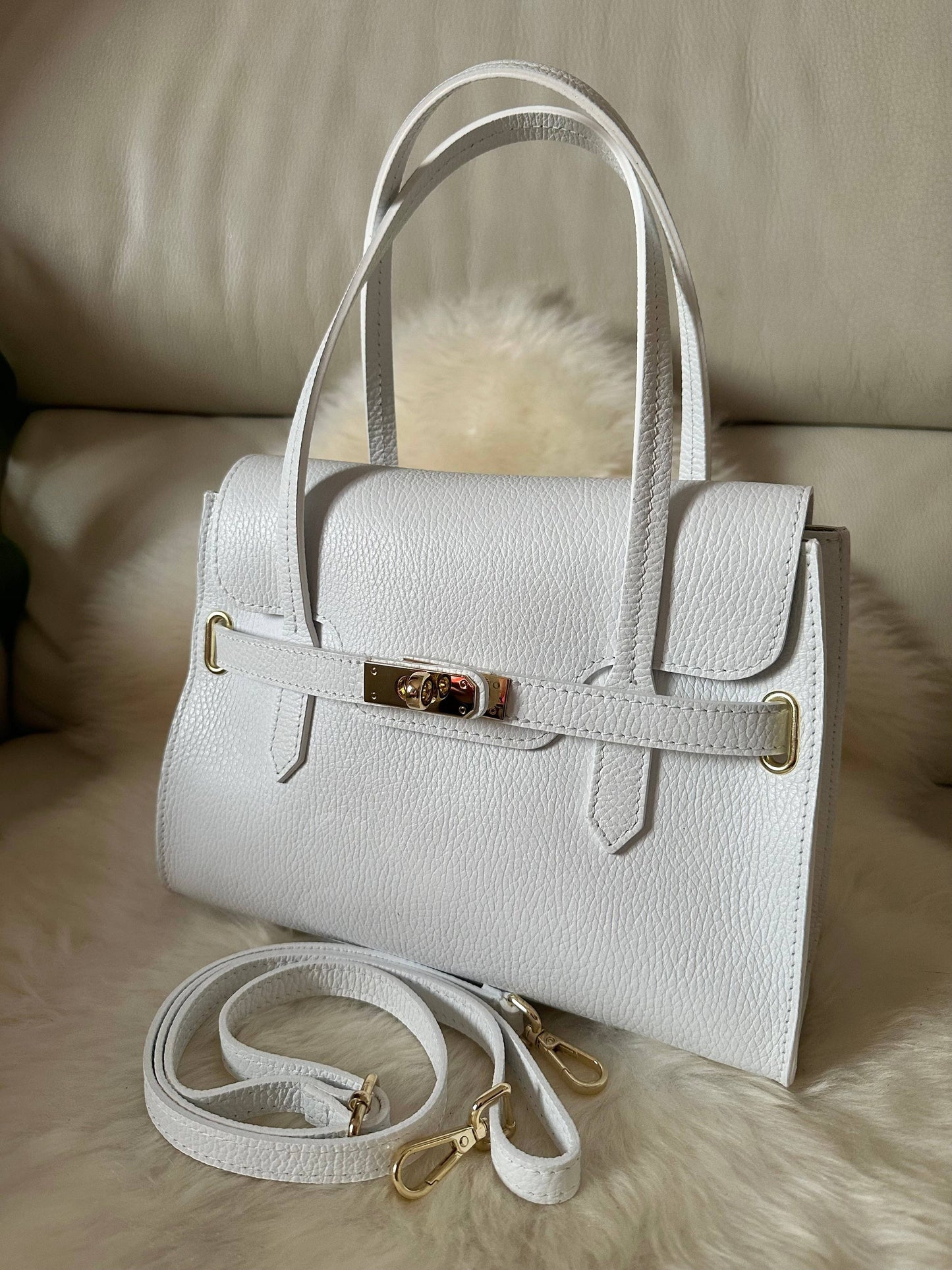 EMÍLIA LEATHER BEGE