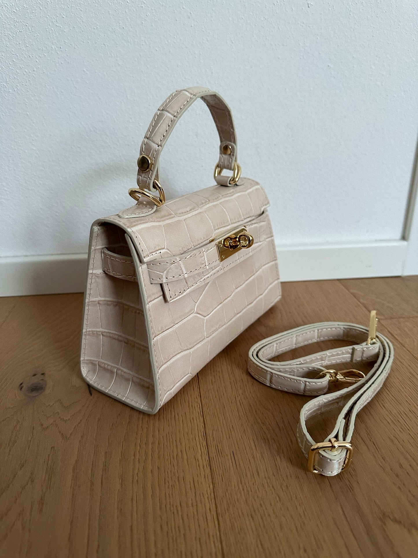 KROKO MINI BAG CHOCOLATE