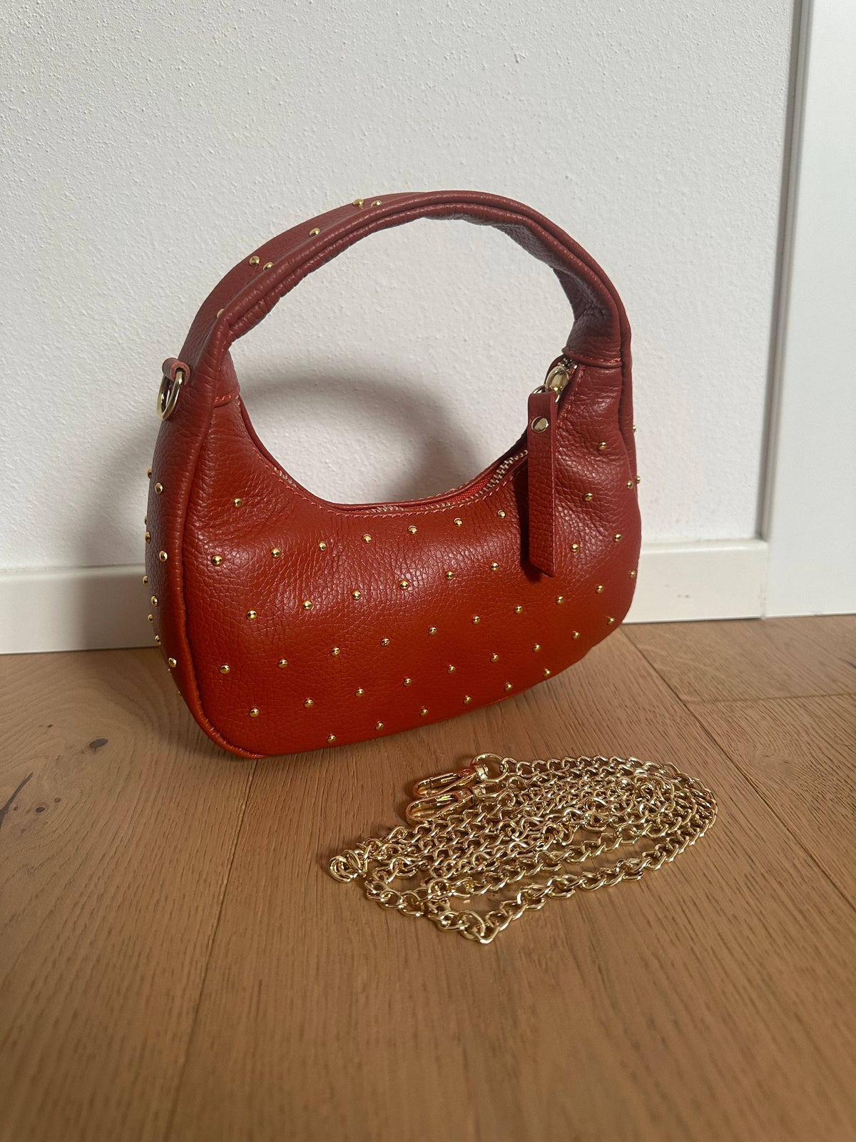 LIVIA RED - MINI HOBO BAG