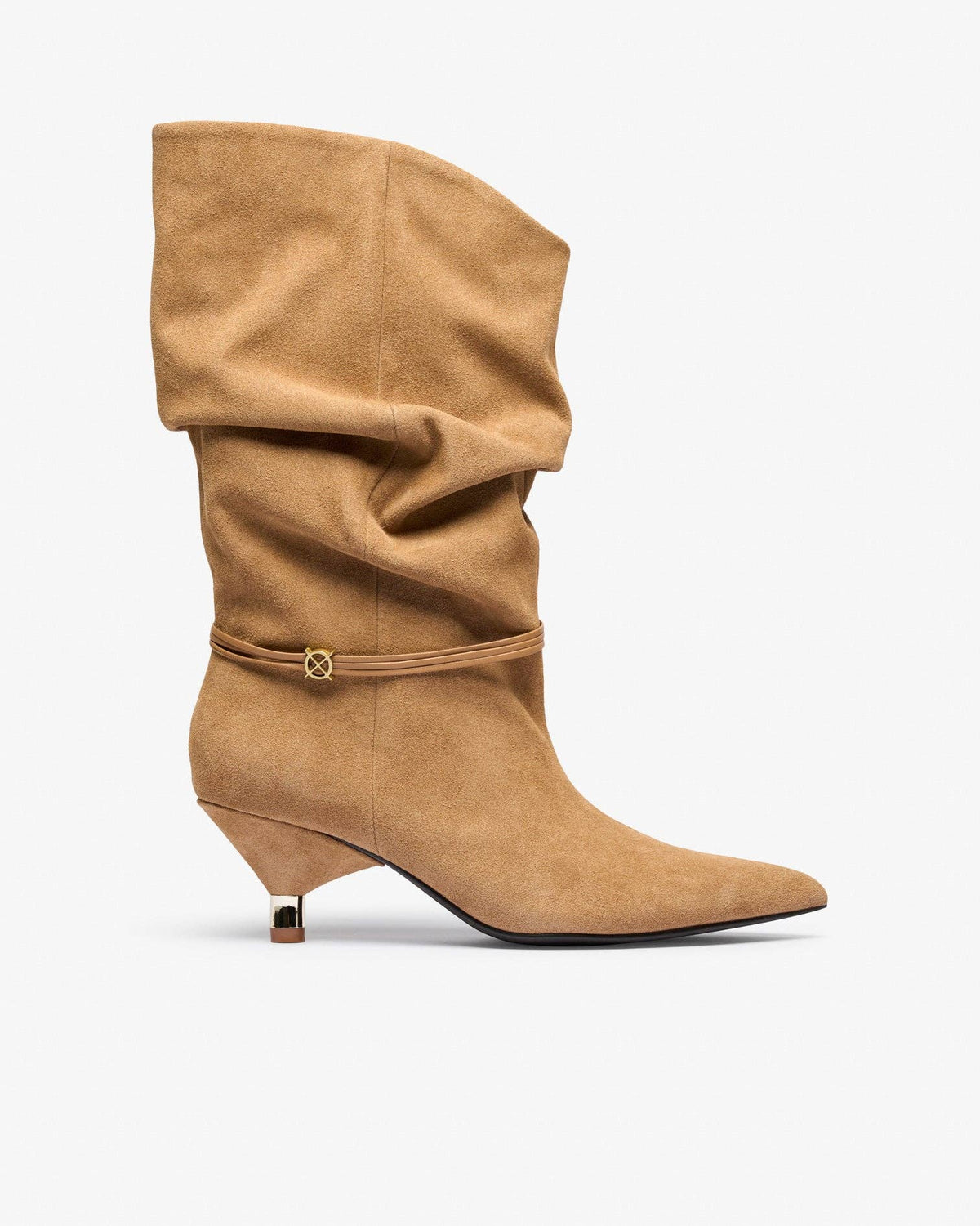 Bota bege feminina Takayama: 39