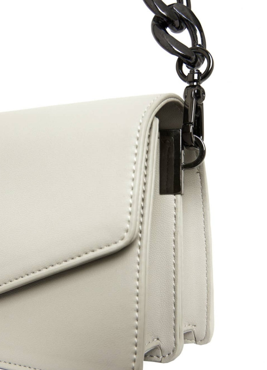 AURORE ICE WHITE SHOULDER BAG