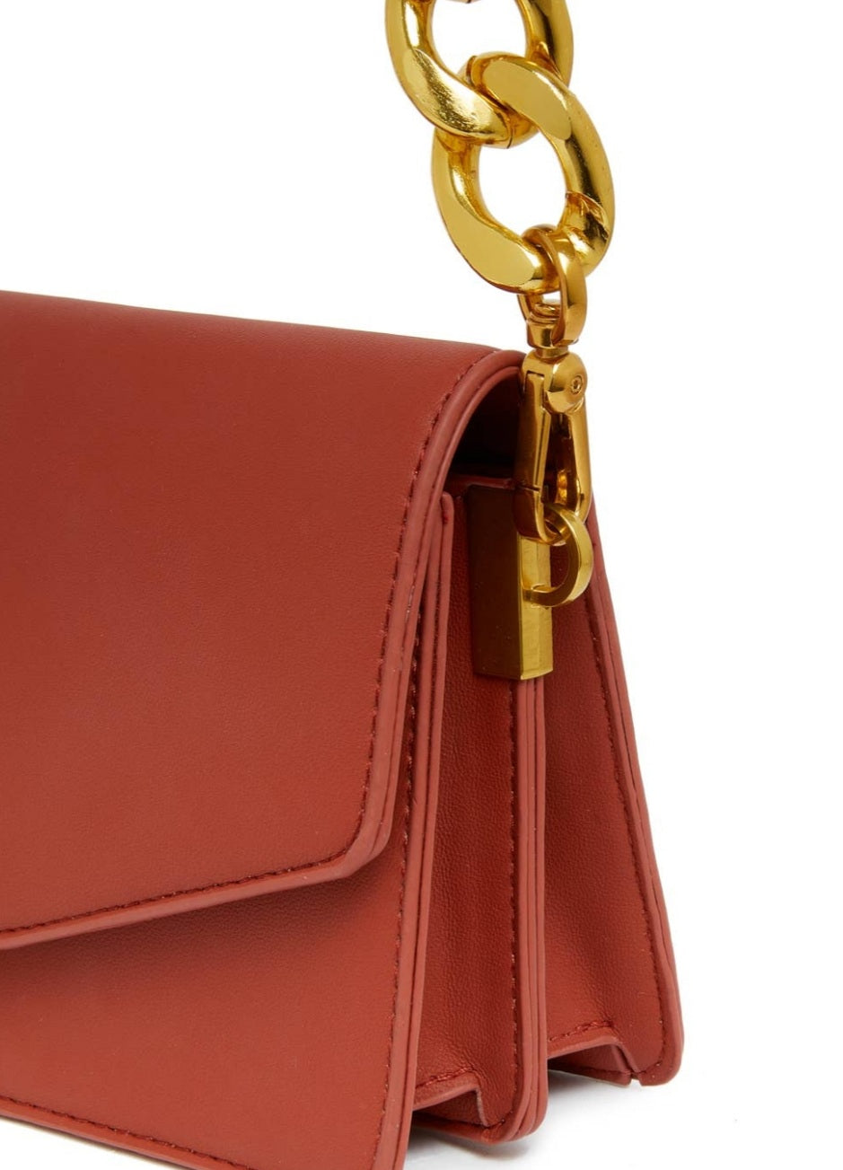 AURORE TERRACOTTA SHOULDER BAG