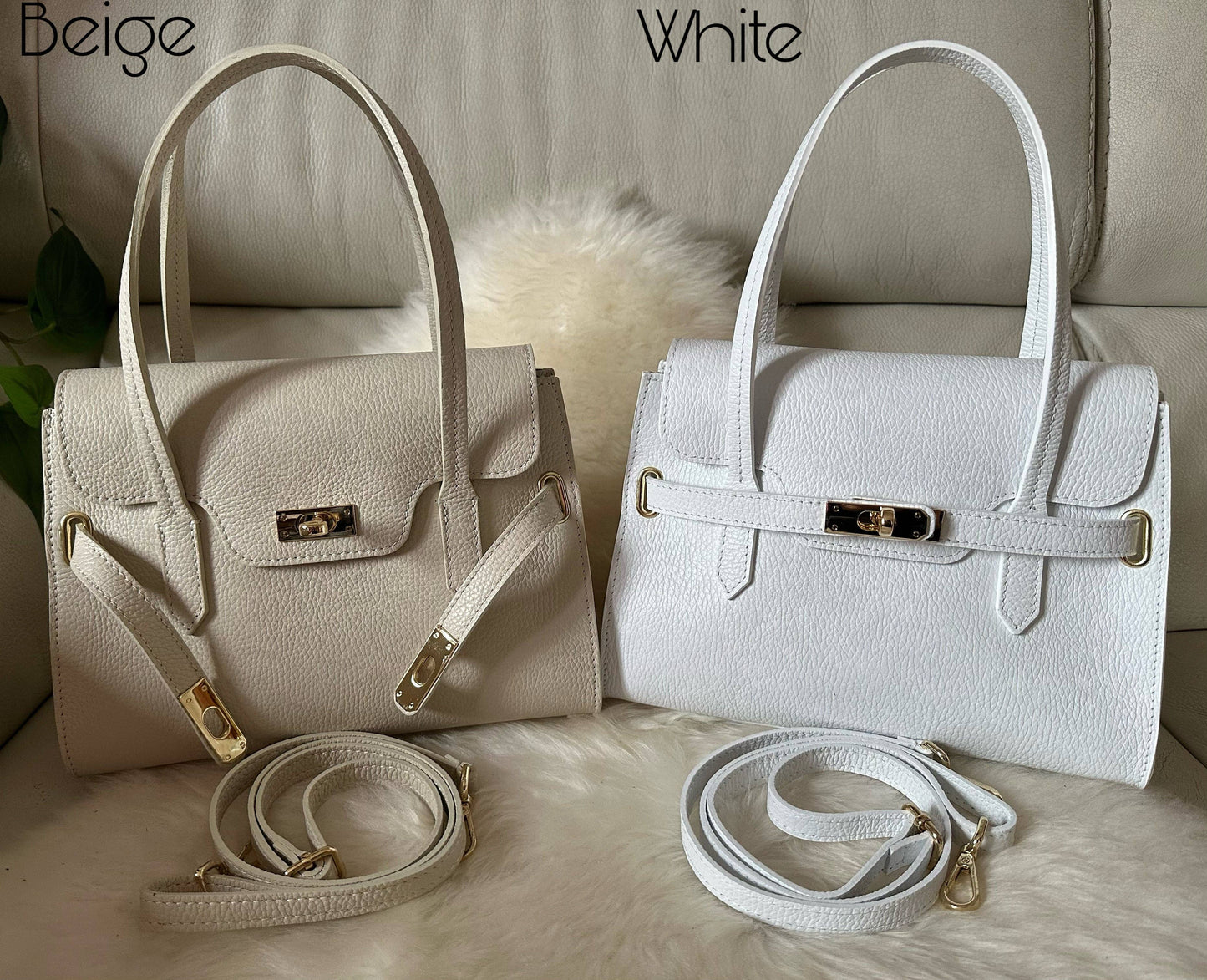 EMÍLIA LEATHER BEGE