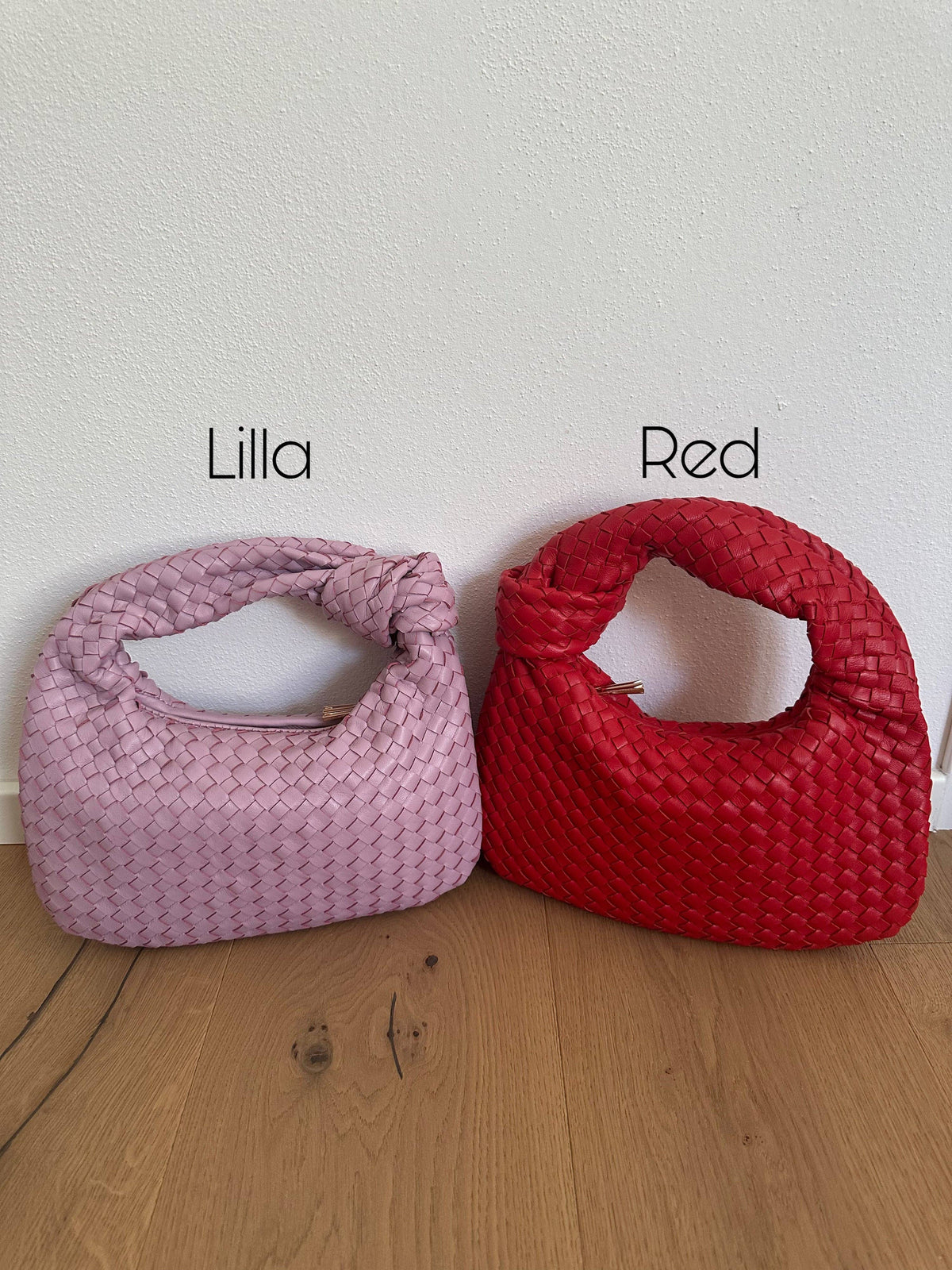 Bolsa JOLIE wild pequena em couro sauvage entrelaçado genuíno: Gold