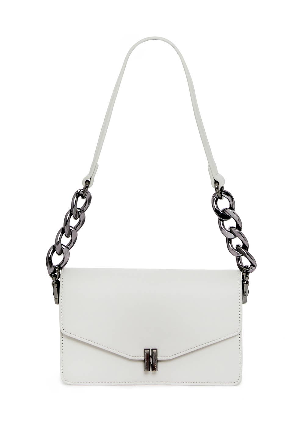 AURORE ICE WHITE SHOULDER BAG