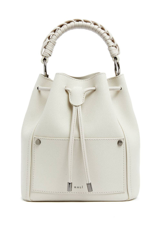 MADDALENA OFF WHITE BUCKET BAG