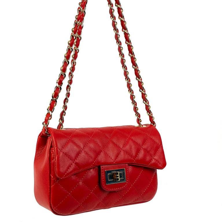 DIANA LEDERTASCHE / ROT