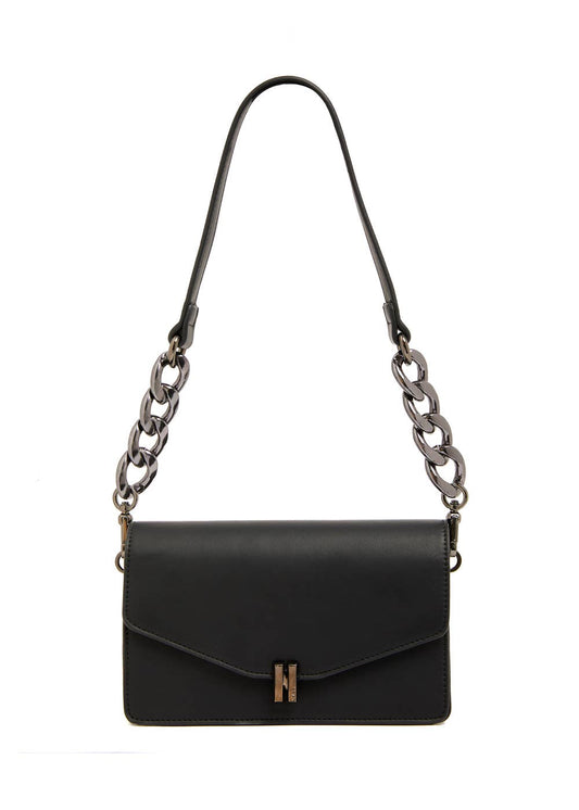 AURORE BLACK SHOULDER BAG